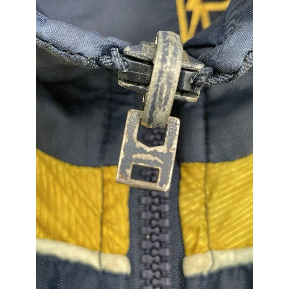 Vintage Pro Player Michigan Wolverines Reversible Puffer Jacket XL USA